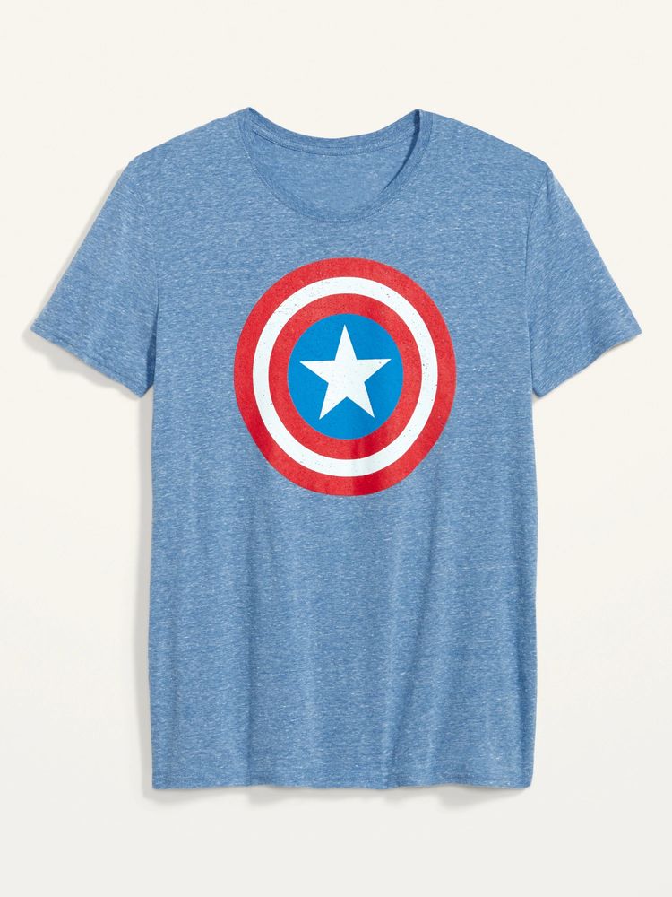 Marvel Captain America Gender-Neutral T-Shirt for Adults