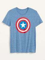 Marvel Captain America Gender-Neutral T-Shirt for Adults