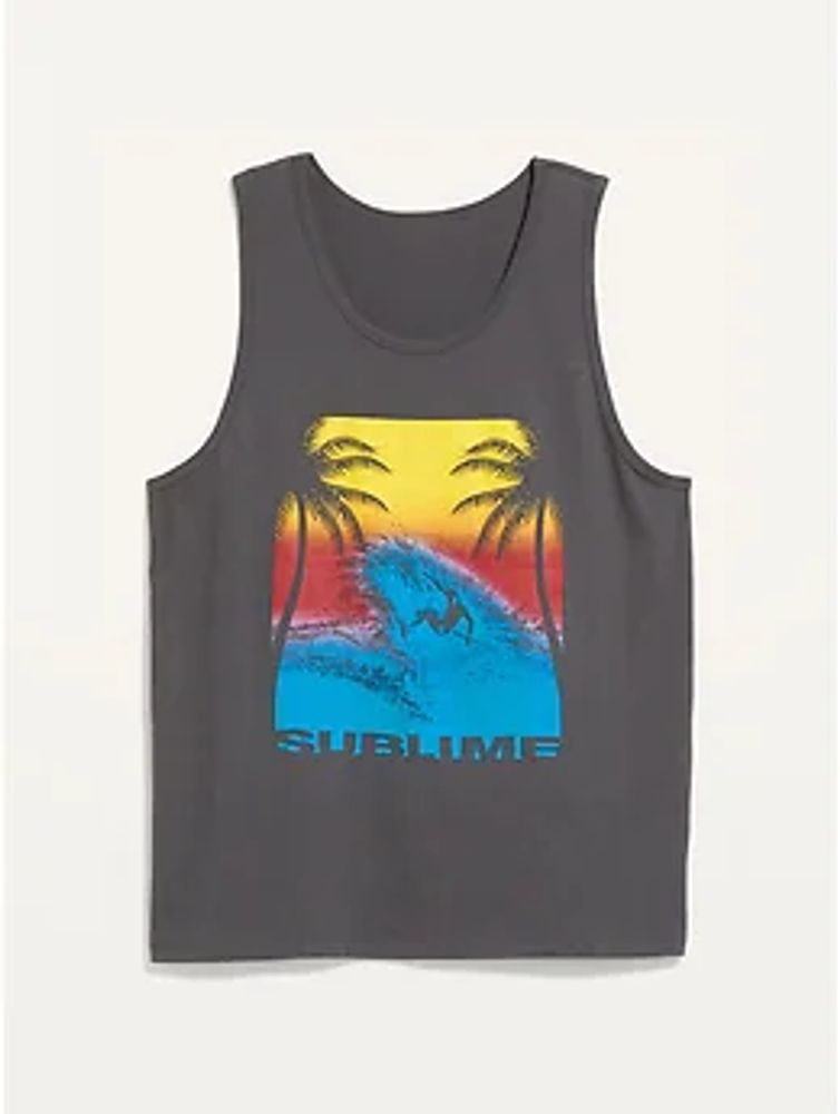Sublime Gender-Neutral Graphic Tank Top for Adults