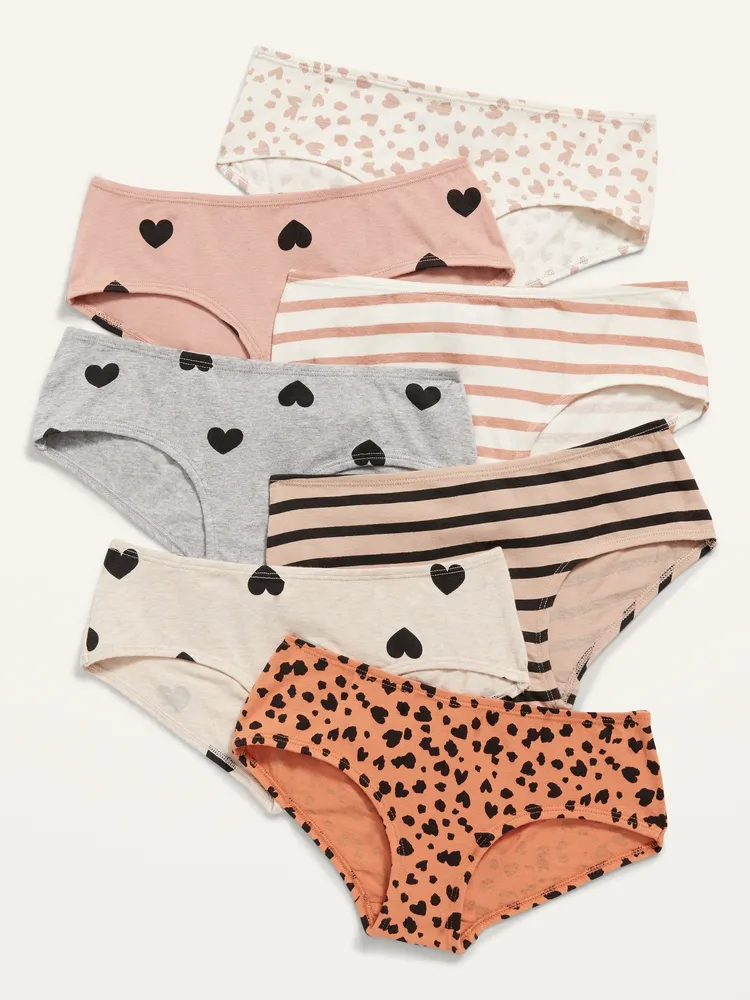 Hipster Underwear 7-Pack for Girls