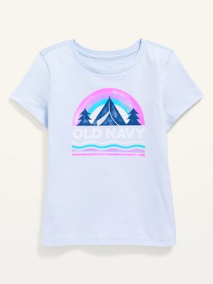 Short-Sleeve Logo-Graphic T-Shirt for Girls
