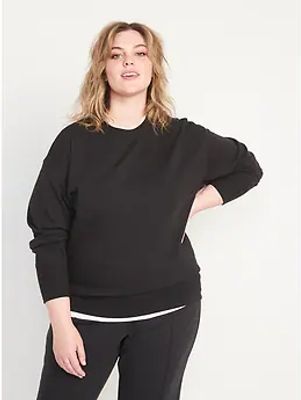 Dynamic Fleece Tunic Sweatshirt for Women