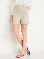 High-Waisted OGC Pull-On Chino Shorts - 7-inch inseam