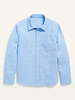 Lightweight Built-In Flex Oxford Uniform Shirt for Boys
