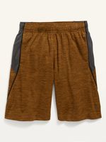 Go-Dry Color-Blocked Mesh Shorts for Boys