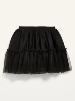 Ruffle-Tiered Tulle Tutu Skirt for Toddler Girls