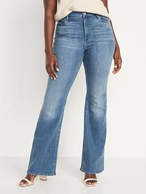 High-Waisted Wow Flare Jeans for Women