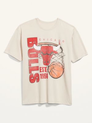 Oversized NBA Chicago Bulls Gender-Neutral T-Shirt for Adults
