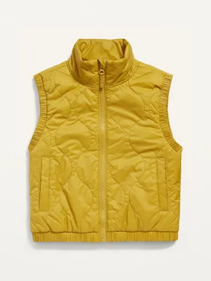 Cropped Quilted Vest for Girls