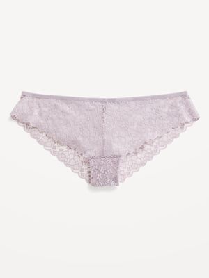 Lace Cheeky Thong Underwear for Women