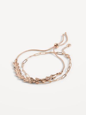 Gold-Toned Bracelets 2-Pack for Women