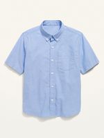 Uniform Built-In Flex Short-Sleeve Oxford Shirt for Boys