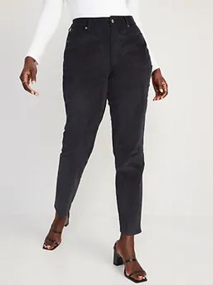 High-Waisted O.G. Straight Corduroy Ankle Pants for Women