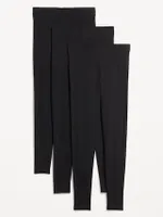 High-Waisted Fashion Layering Leggings 3-Pack