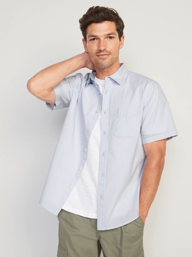 Built-In Flex Everyday Short-Sleeve Shirt for Men