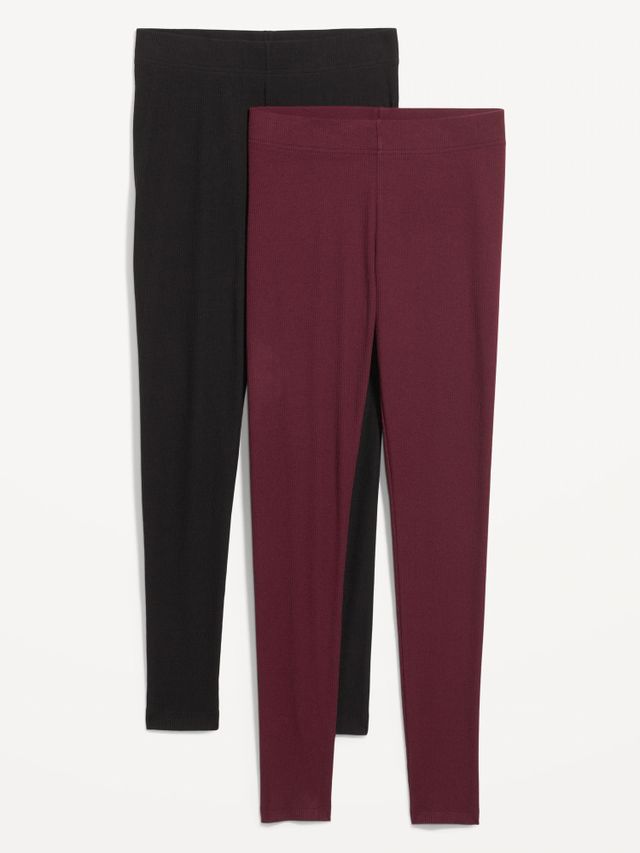 H&M 2-pack Ribbed Leggings