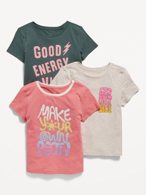 Graphic T-Shirt 3-Pack for Girls