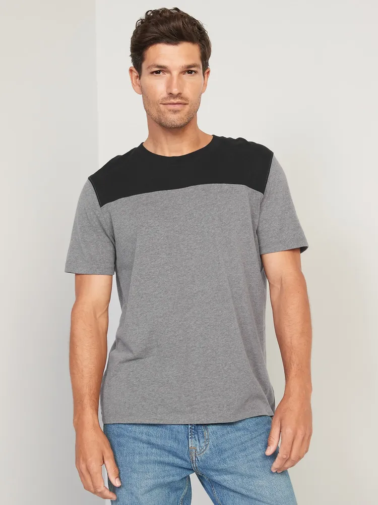 Old Navy Soft-Washed Color-Block Football T-Shirt for Men