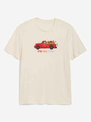 Matching Fall Graphic T-Shirt for Men