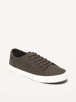Canvas Lace-Up Sneakers for Men