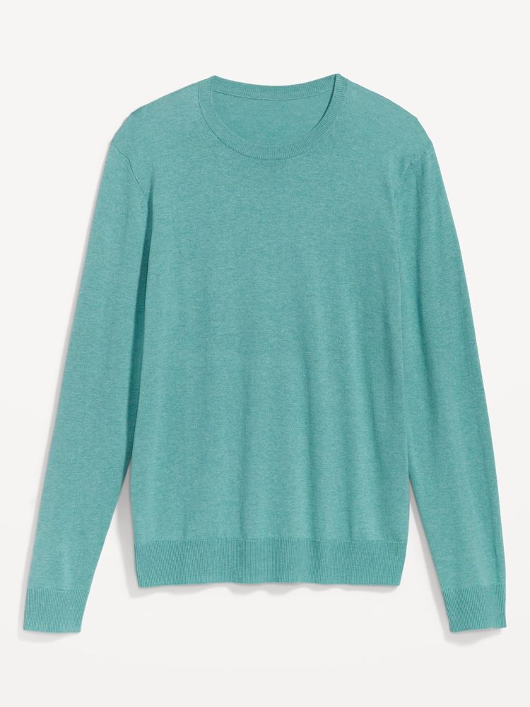 Crew-Neck Cotton-Blend Sweater for Men
