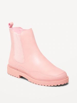 Faux-Leather Chelsea Boots for Girls