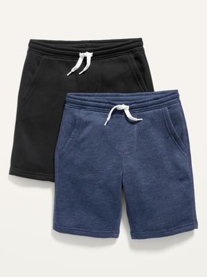 2-Pack Fleece Jogger Shorts for Boys (At Knee