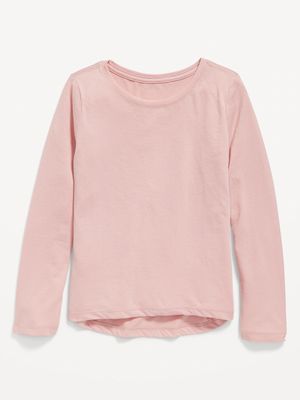Softest Long-Sleeve Scoop-Neck T-Shirt for Girls