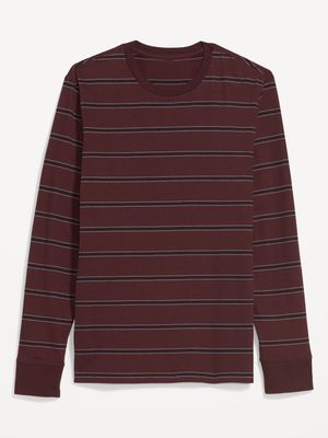 Striped Long-Sleeve Rotation T-Shirt for Men