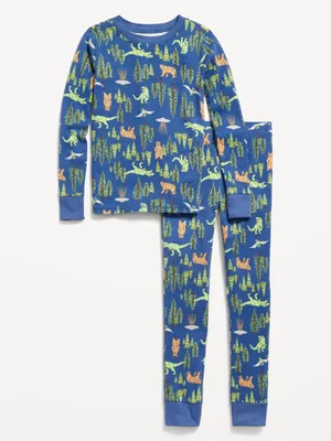 Gender-Neutral Snug-Fit Pajama Set for Kids