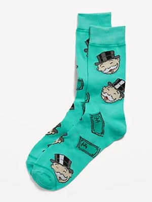 Monopoly Graphic Gender-Neutral Socks for Adults