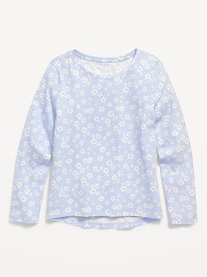 Softest Printed Long-Sleeve T-Shirt for Girls