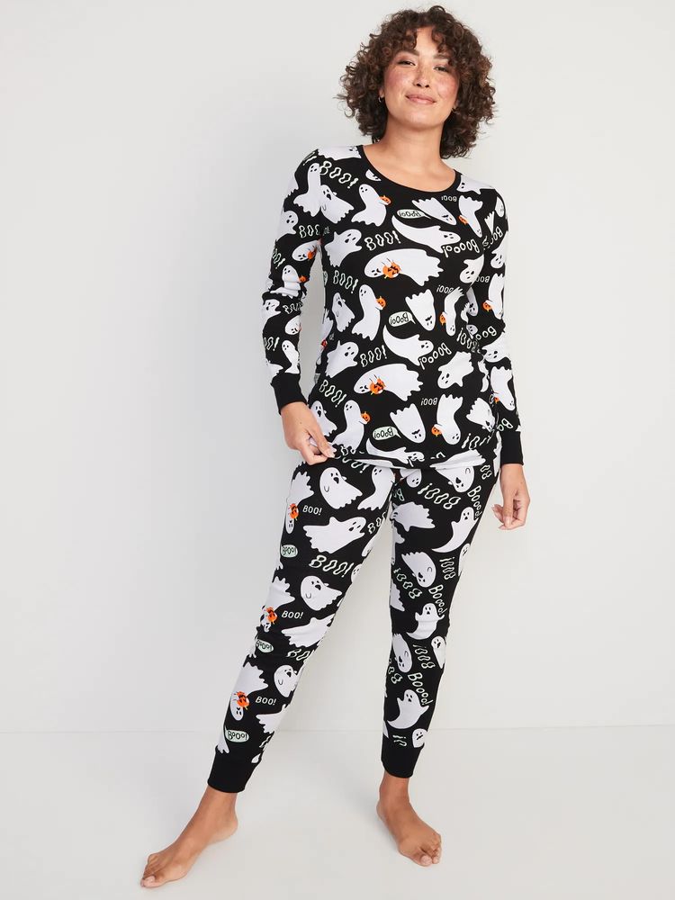 Maternity Matching Halloween Pajama Set