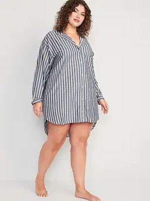 Striped Nightshirt for Women