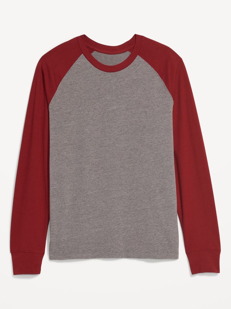 Rotation Color-Block Raglan-Sleeve T-Shirt for Men