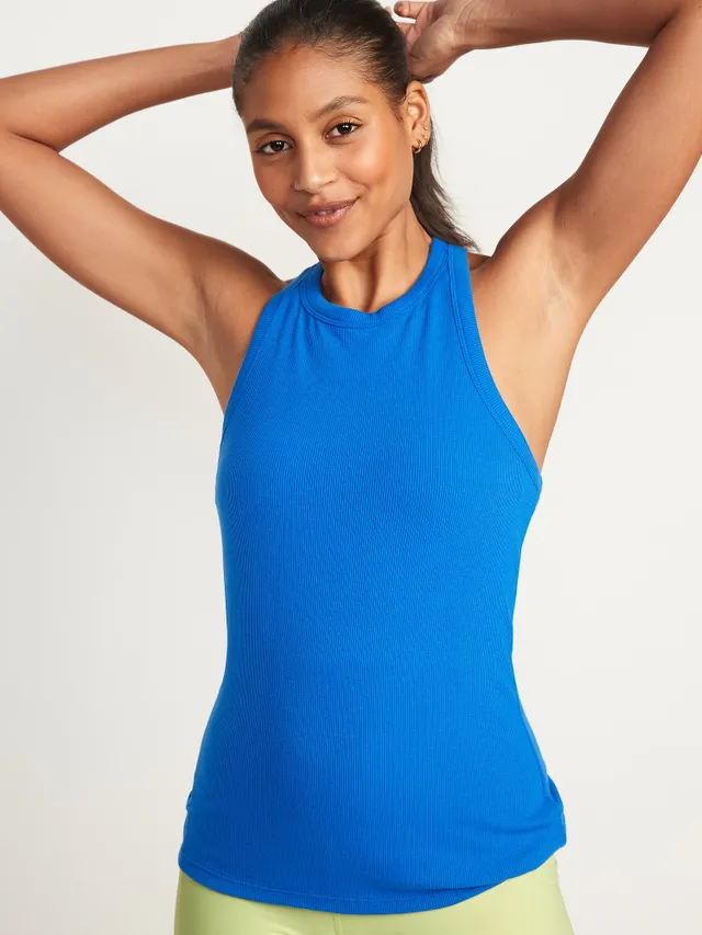 Lululemon Women's Align Ribbed Tank Top for Yoga Sports gym top_ Poolside  Blue
