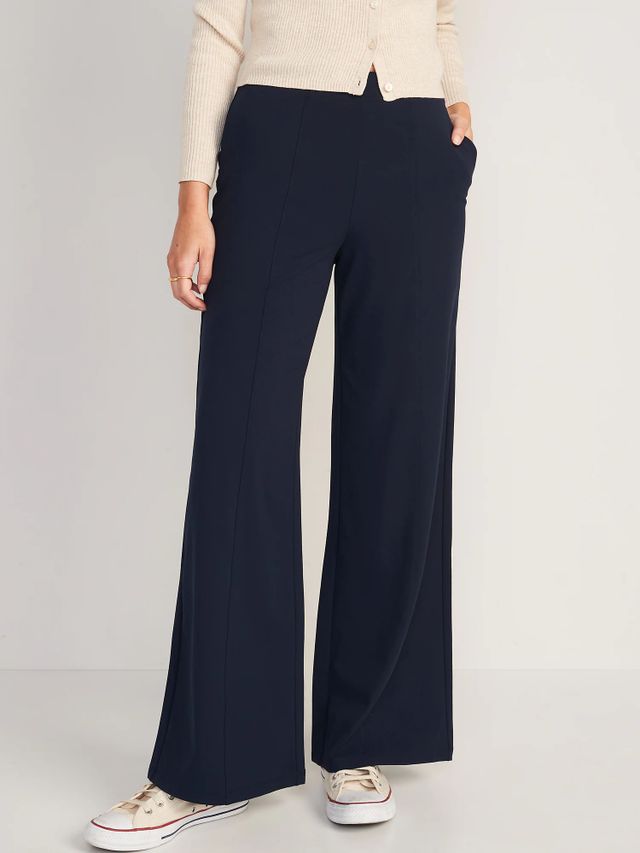 And Now This Women's Pleat-Front Wide-Leg Soft Pants