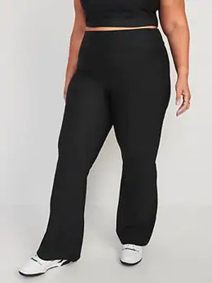Extra High-Waisted PowerSoft Rib-Knit Flare Pants for Women