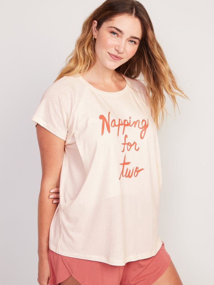 Maternity Sunday Sleep Nursing T-Shirt
