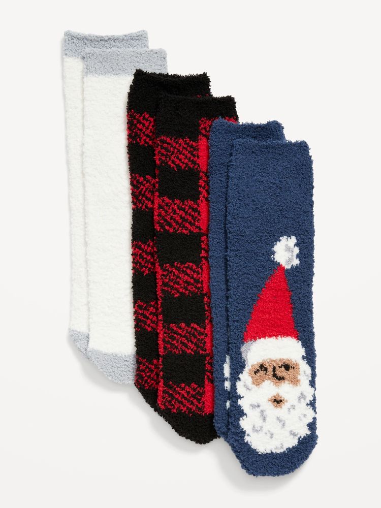 Old Navy Cozy Crew Socks 3-Pack for Women