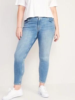 Mid-Rise Rockstar Super-Skinny Jeans for Women