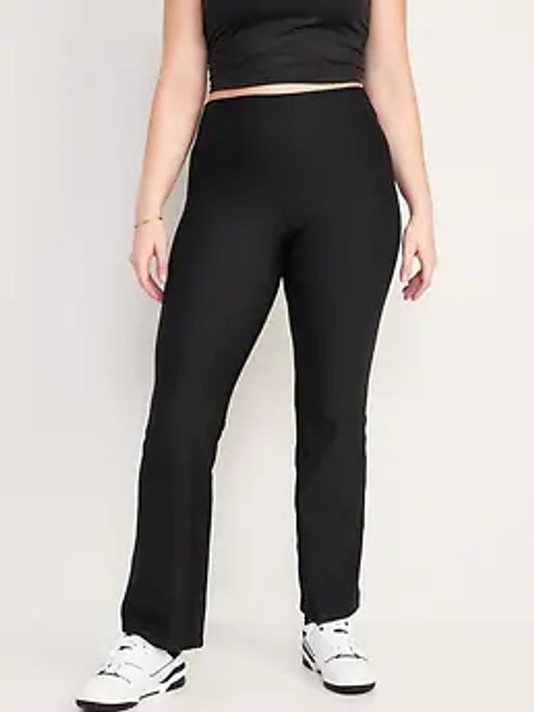 Extra High-Waisted PowerSoft Rib-Knit Flare Pants for Women