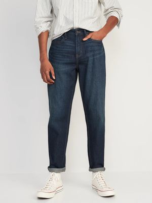 Loose Taper Built-In Flex Ankle-Length Jeans for Men