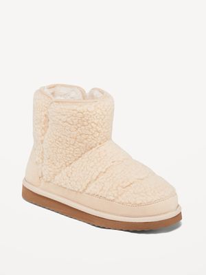 Cozy Sherpa Faux-Fur Lined Boots for Girls