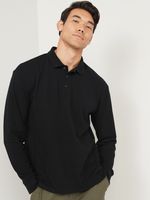 Moisture-Wicking Long-Sleeve Pro Polo Shirt for Men