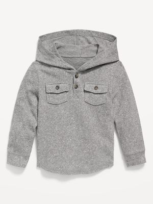 Utility Henley Pocket Hoodie for Toddler Boys