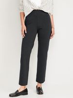 Extra High-Waisted Stevie Straight Ankle Pants