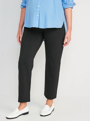 Maternity Full Panel Stevie Straight Taper Pants