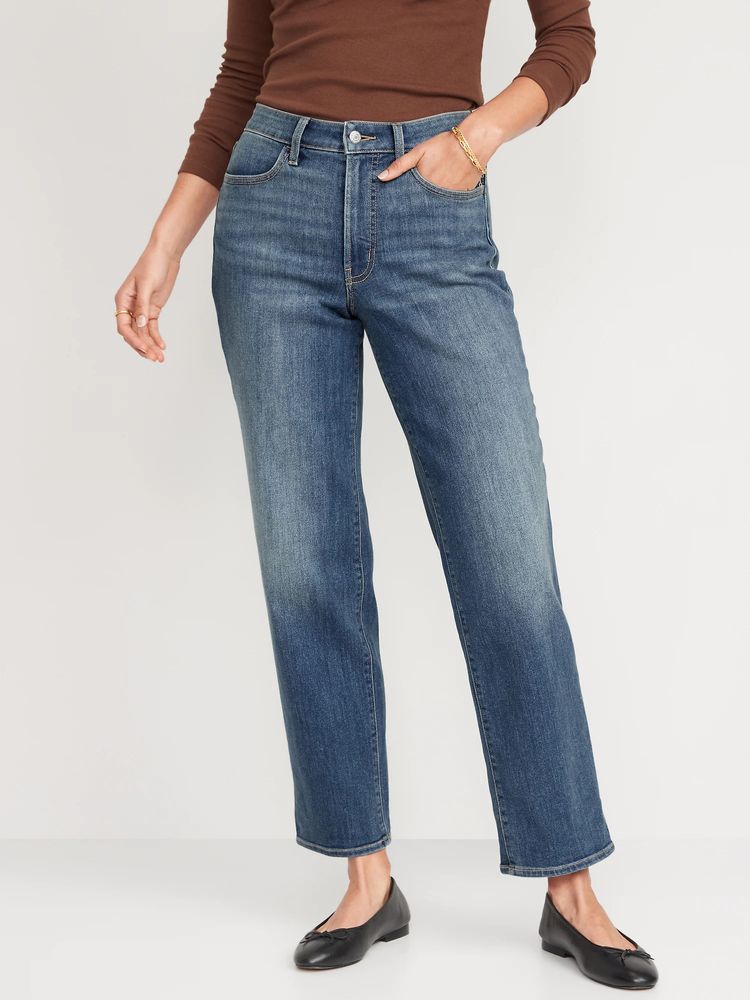 High-Waisted Wow Loose Jeans for Women