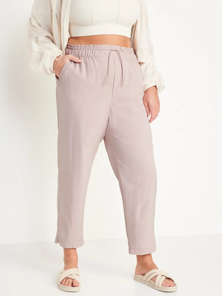 Old Navy High-Waisted StretchTech Cropped Tapered Pants for Women